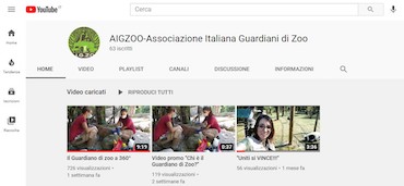 Nuovo Canale YOUTUBE AIGZOO