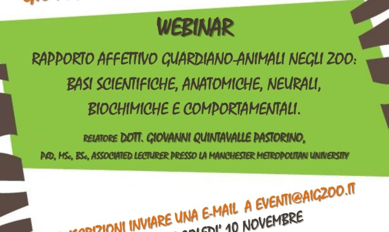 RAPPORTO AFFETTIVO GUARDIANO-ANIMALI NEGLI ZOO: BASI SCIENTIFICHE, ANATOMICHE, NEURALI, BIOCHIMICHE E COMPORTAMENTALI.